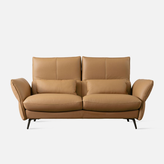 Boston Recliner Sofa, L198, Semi Aniline Leather G3 342 [Display]